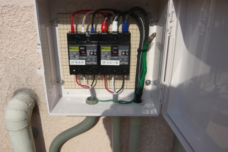 電気配線・容量計算もお任せください。